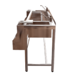 estacion cocteleria doble inox 2m trabajo