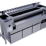 estacion cocteleria doble refrigerada nevera incorporada acero 15mm mojacopas br1520