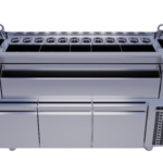 estacion cocteleria doble refrigerada nevera integrada acero 8mm doble speedrail br0820