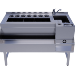 estacion cocteleria individual acero 15mm cuba