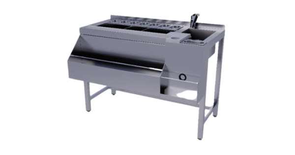 estacion cocteleria individual acero 15mm tabla de corte estacion cocteleria individual acero 15mm tabla de corte