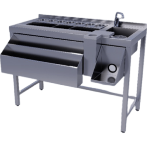 estacion cocteleria individual acero 8mm cuba bn0812