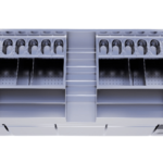 estacion cocteleria doble acero 15mm refrigerada nevera incluida doble moja copas sbbr1522 1