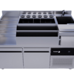 estacion cocteleria individual acero 15mm refrigerada nevera incorporada separador sbbr1513 1